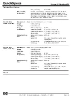 Preview for 12 page of HP Compaq 615 Specification