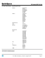 Предварительный просмотр 51 страницы HP Compaq 6200 Pro MT Specification