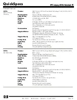 Предварительный просмотр 14 страницы HP Compaq 6515b Quickspecs