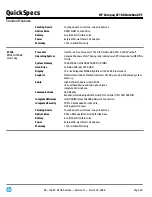 Preview for 20 page of HP Compaq 6710b Quickspecs