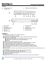 Предварительный просмотр 2 страницы HP Compaq 6715b Specification