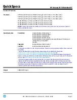 Preview for 3 page of HP Compaq 6715b Specification