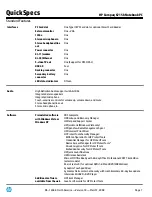 Предварительный просмотр 7 страницы HP Compaq 6715b Specification