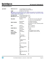 Preview for 20 page of HP Compaq 6715b Specification