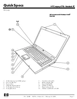 Предварительный просмотр 1 страницы HP COMPAQ 6715s Quickspecs