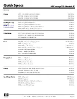 Предварительный просмотр 9 страницы HP COMPAQ 6715s Quickspecs