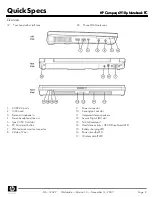 Preview for 2 page of HP Compaq 6910p Specifications