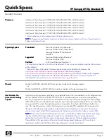 Preview for 4 page of HP Compaq 6910p Specifications