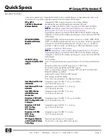 Preview for 6 page of HP Compaq 6910p Specifications