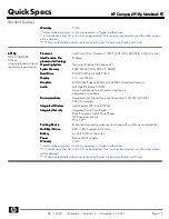 Preview for 12 page of HP Compaq 6910p Specifications