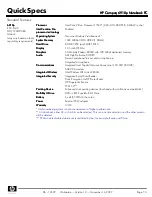 Preview for 13 page of HP Compaq 6910p Specifications