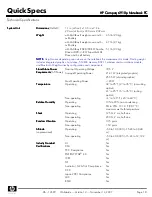 Preview for 18 page of HP Compaq 6910p Specifications