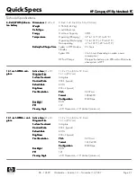 Preview for 21 page of HP Compaq 6910p Specifications