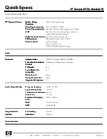 Preview for 27 page of HP Compaq 6910p Specifications