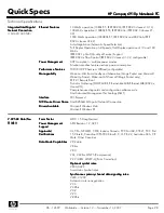 Preview for 28 page of HP Compaq 6910p Specifications