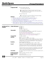 Preview for 34 page of HP Compaq 6910p Specifications