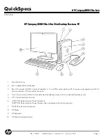 Preview for 1 page of HP Compaq 8200 Elite Series Specifications