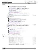 Предварительный просмотр 6 страницы HP Compaq AlphaServer DS20E Quickspecs