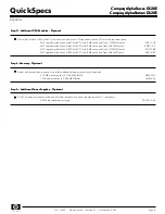 Предварительный просмотр 8 страницы HP Compaq AlphaServer DS20E Quickspecs