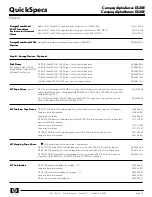 Предварительный просмотр 10 страницы HP Compaq AlphaServer DS20E Quickspecs