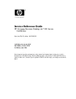 HP Compaq Business Desktop dc7100 Series Reference Manual preview