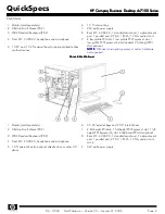 Предварительный просмотр 2 страницы HP Compaq Business Desktop dc7100 Series Specification Sheet