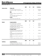 Предварительный просмотр 11 страницы HP Compaq Business Desktop dc7100 Series Specification Sheet