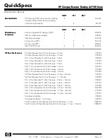 Предварительный просмотр 14 страницы HP Compaq Business Desktop dc7100 Series Specification Sheet