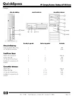 Предварительный просмотр 17 страницы HP Compaq Business Desktop dc7100 Series Specification Sheet