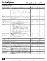 Предварительный просмотр 23 страницы HP Compaq Business Desktop dc7100 Series Specification Sheet