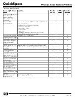 Предварительный просмотр 26 страницы HP Compaq Business Desktop dc7100 Series Specification Sheet