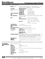 Предварительный просмотр 45 страницы HP Compaq Business Desktop dc7100 Series Specification Sheet