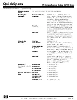 Предварительный просмотр 46 страницы HP Compaq Business Desktop dc7100 Series Specification Sheet