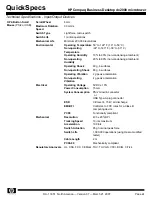 Preview for 24 page of HP Compaq Business Desktop dx2000 Quickspecs