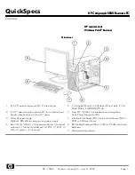 HP Compaq dc5800 Specifications предпросмотр