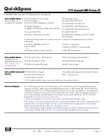 Preview for 6 page of HP Compaq dc5800 Specifications