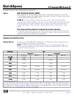 Preview for 9 page of HP Compaq dc5800 Specifications