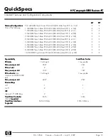 Preview for 10 page of HP Compaq dc5800 Specifications