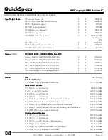 Preview for 16 page of HP Compaq dc5800 Specifications