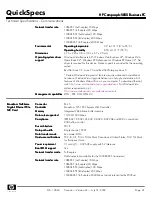 Preview for 24 page of HP Compaq dc5800 Specifications