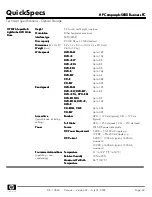 Preview for 42 page of HP Compaq dc5800 Specifications