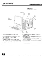 HP Compaq dc5850 Specifications preview