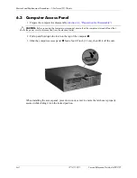 Предварительный просмотр 66 страницы HP Compaq dx2000 ST Reference Manual