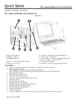 Предварительный просмотр 1 страницы HP Compaq dx2080 Microtower Quickspecs