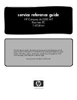 Preview for 1 page of HP Compaq dx2200 MT Series Service & Reference Manual