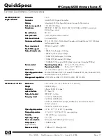 Предварительный просмотр 17 страницы HP Compaq dx2200 Specifications