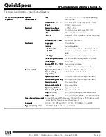 Preview for 22 page of HP Compaq dx2200 Specifications