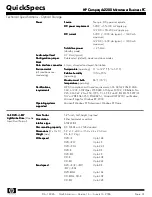 Preview for 31 page of HP Compaq dx2200 Specifications