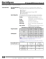 Preview for 35 page of HP Compaq dx2200 Specifications