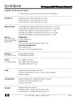 Preview for 3 page of HP Compaq dx2250 Specifications